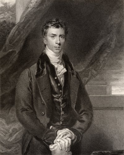 Henry Peter Brougham, 1. Baron Brougham und Vaux, graviert von H. Robinson, aus 