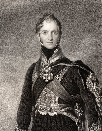 Henry William Paget, 1. Marquess of Anglesey, graviert von Samuel Freeman (1773-1857) von Thomas Lawrence