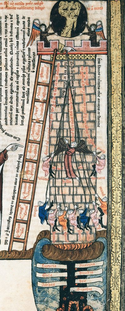 Das Feuer der Hölle mit den sieben Todsünden von Thomas Le Myésier
