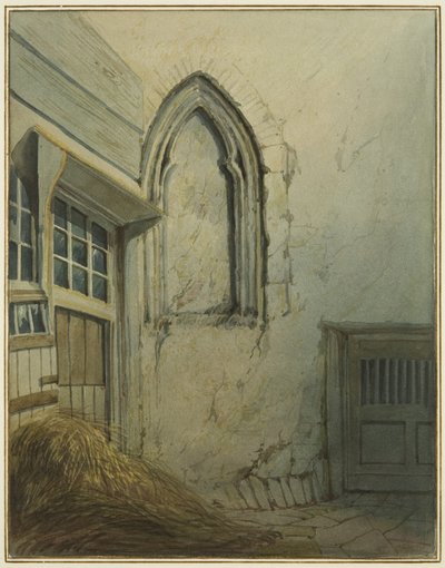 Ein kleiner Hof neben einem Durchgang von der Baldwin Street zur St. Nicholas Street von Thomas Leeson the Elder Rowbotham
