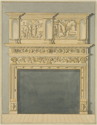 Kamin in der 113 Redcliffe Street von Thomas Leeson the Elder Rowbotham