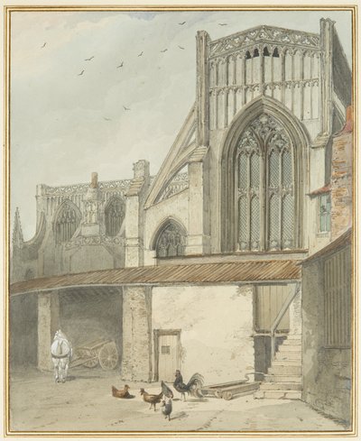 Ende des Nordquerhauses von St. Mary Redcliffe von Thomas Leeson the Elder Rowbotham