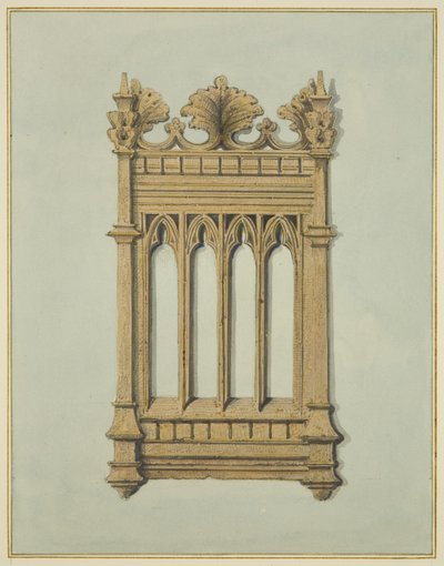Fragment aus geschnitzter Eiche aus der alten Tuckers
