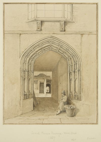 Wachstuben-Durchgang, Wine Street von Thomas Leeson the Elder Rowbotham