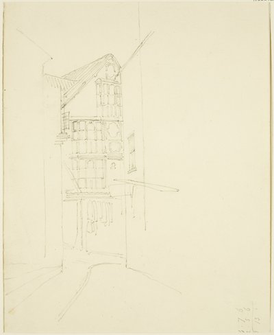 Blick in die Pithay von der Wine Street von Thomas Leeson the Elder Rowbotham