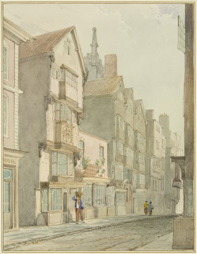 Mary-le-Port Straße von Thomas Leeson the Elder Rowbotham