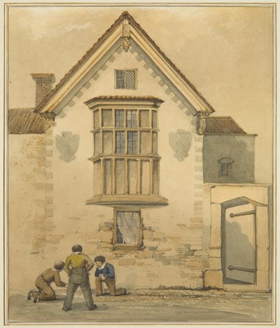 Altes Haus, genannt der Palast, in der Pile Street von Thomas Leeson the Elder Rowbotham