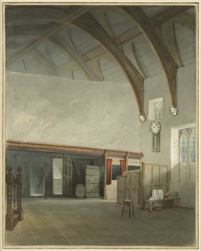 Zimmer in einem Haus in Cider House Passage, abseits der Broad Street von Thomas Leeson the Elder Rowbotham