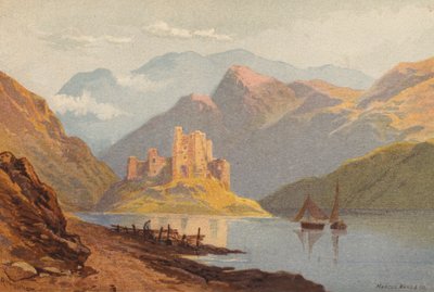 Schottland, Eilan-Donan Castle von Thomas Leeson the Elder Rowbotham