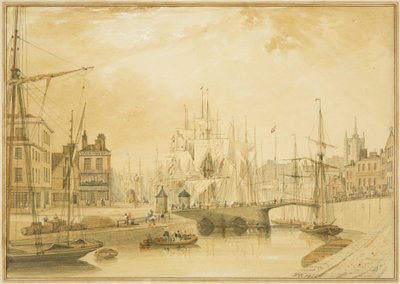 Blick auf die Zugbrücke (St Augustine