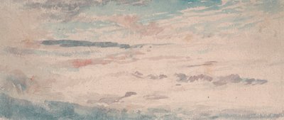 Wolkenstudie - Blau und Rot gesprenkelter Altocumulus von Thomas Lindsay