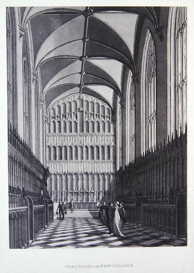 New College Chapel von Thomas Malton Jnr.