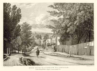 Straße von Blackheath nach Lewisham, London von Thomas Mann Baynes