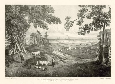 Blick von den Hängen des Highgate Archway von Thomas Mann Baynes