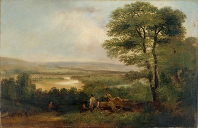Landschaft: Blick auf Northumberland, 1804-1848 von Thomas Miles Richardson I