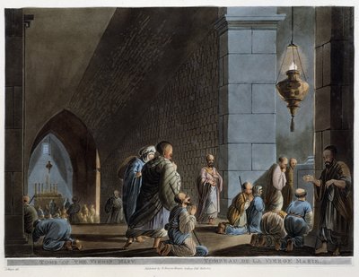 Grab der Jungfrau Maria. In „Views in Egypt“ von Thomas Milton
