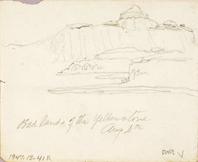 Badlands des Yellowstone von Thomas Moran