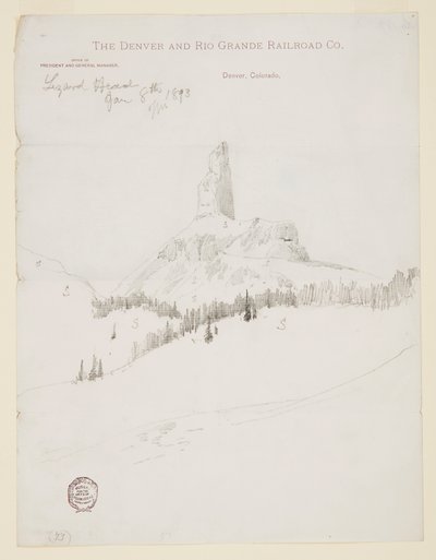 Lizard Head Peak, Colorado von Thomas Moran
