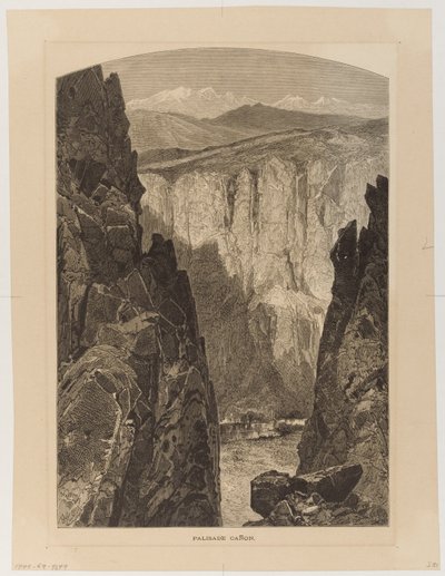 Palisaden-Cañon von Thomas Moran