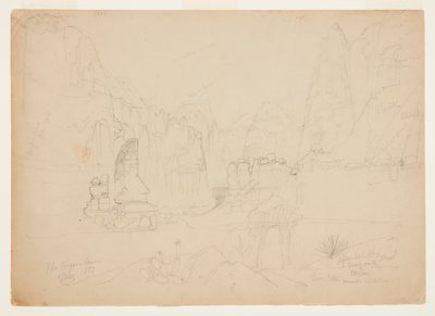 Der Canyon des Rio Virgin, Süd-Utah von Thomas Moran