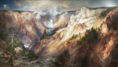 Der Grand Canyon des Yellowstone von Thomas Moran