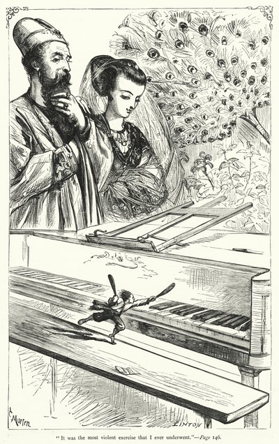 Illustration für Gullivers Reisen von Jonathan Swift von Thomas Morten