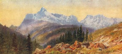 Vom Fuß des Eagle Peak, Selkirk Mountains von Thomas Mower Martin