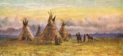 Indianer in alten Zeiten von Thomas Mower Martin