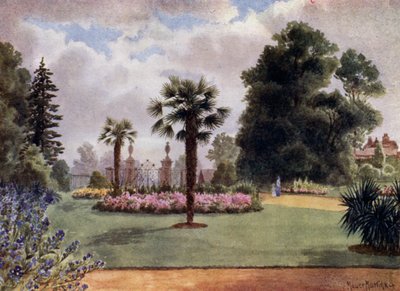 Kew Gardens: Die Palmen und das Haupttor von Thomas Mower Martin