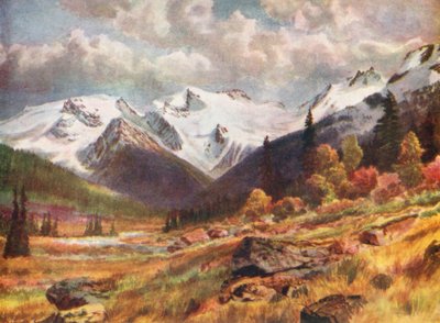 Das Tal vom Rogers Pass von Thomas Mower Martin