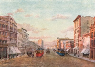 Winnipeg, Ecke Main Street und Portage Avenue von Thomas Mower Martin