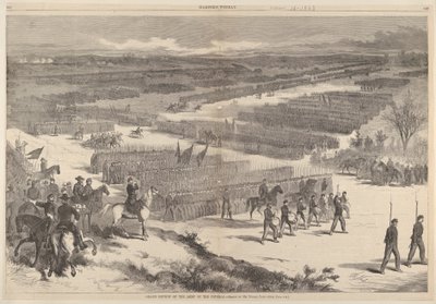 Große Parade der Armee des Potomac - gezeichnet von Mr. Thomas Nast aus Harper