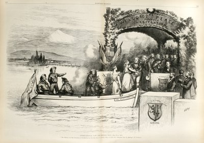 Internationales Recht - Der bessere Weg..., 1874 von Thomas Nast