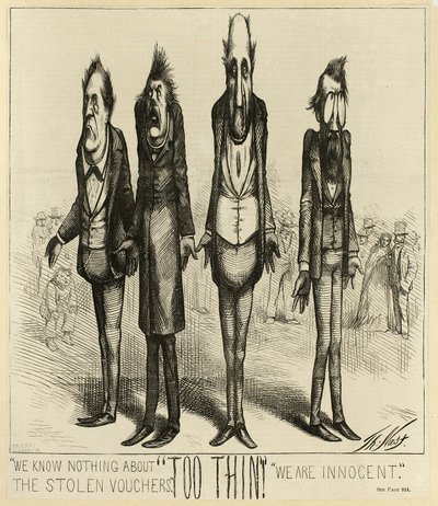 Wir wissen nichts über die gestohlenen Belege von Thomas Nast