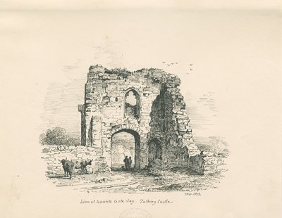 Tutbury Castle - John of Gaunts Tor von Thomas Peploe Wood