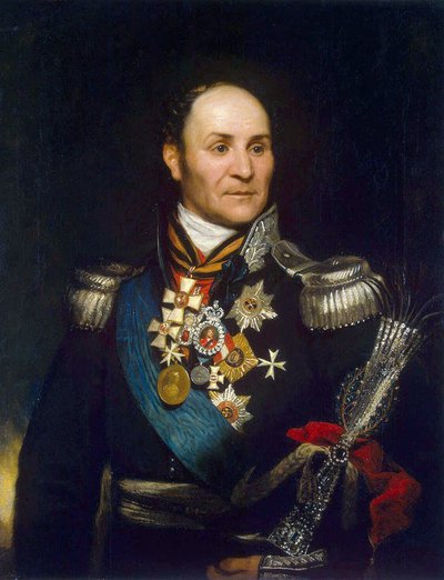 Porträt von Graf Matvei Ivanovich Platov (1757-1818) von Thomas Phillips