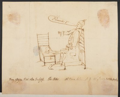 Selbstporträt von Thomas Potter MP, Add MS 30867 f.92 von Thomas Potter