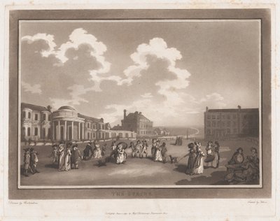 The Steine Ein Ausflug nach Brighthelmstone, 1. Juni 1790. Schöpfer: Thomas Rowlandson, Samuel Alken von Thomas Rowlandson, Samuel Alken