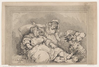 Eine Kupplerin auf ihren letzten Beinen von Thomas Rowlandson