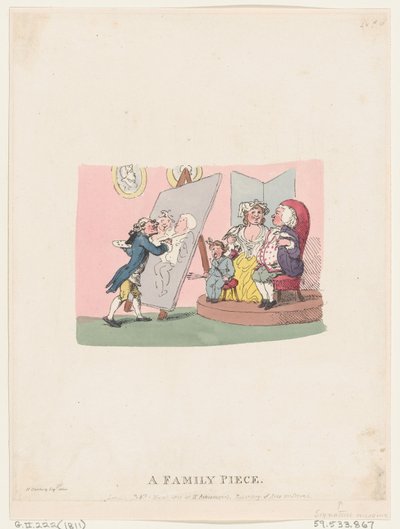 Ein Familienstück, veröffentlicht 1803, spätere Neuauflage von Thomas Rowlandson