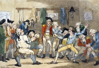 Ein Fechtkampf von Thomas Rowlandson