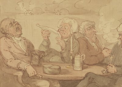 Ein Herrenclub von Thomas Rowlandson