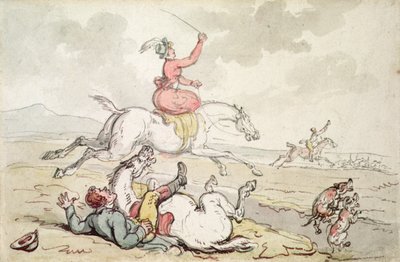 Ein Jagdvorfall von Thomas Rowlandson