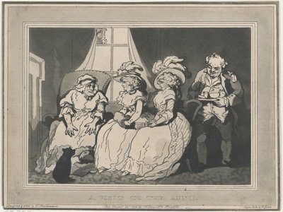 Ein Besuch bei der Tante von Thomas Rowlandson