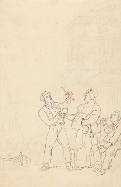 Albumzeichnung von Thomas Rowlandson