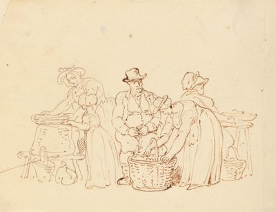Albumzeichnung von Thomas Rowlandson