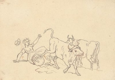 Albumzeichnung von Thomas Rowlandson