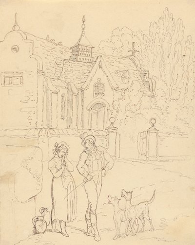 Albumzeichnung von Thomas Rowlandson