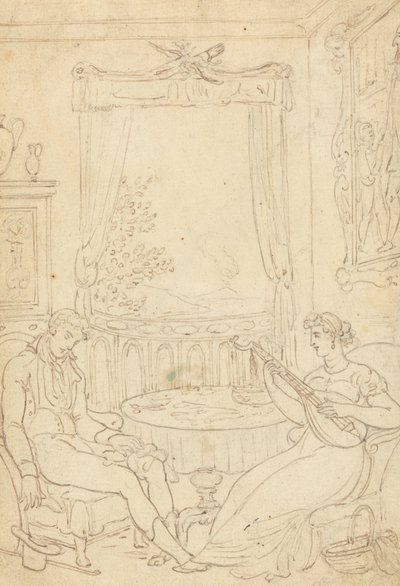 Albumzeichnung von Thomas Rowlandson