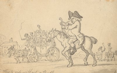 Albumzeichnung von Thomas Rowlandson